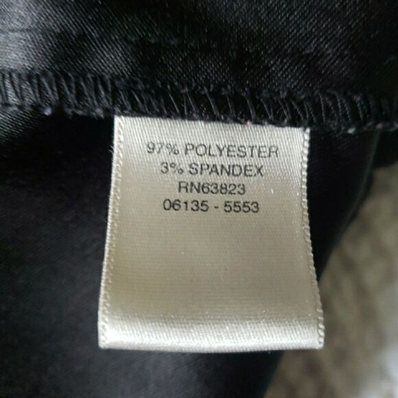 Christopher & Banks Women’s Size 6 A Line Skirt Black Velour Whimsy Goth *FLAW - Picture 7 of 11